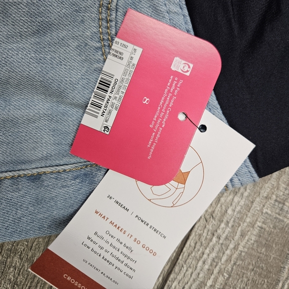 NWT - Maternity Jeans sz 8 - Picture 3 of 7